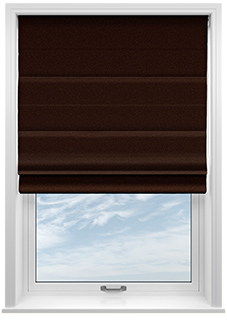 Devonshire, Mocha - Roman Blind